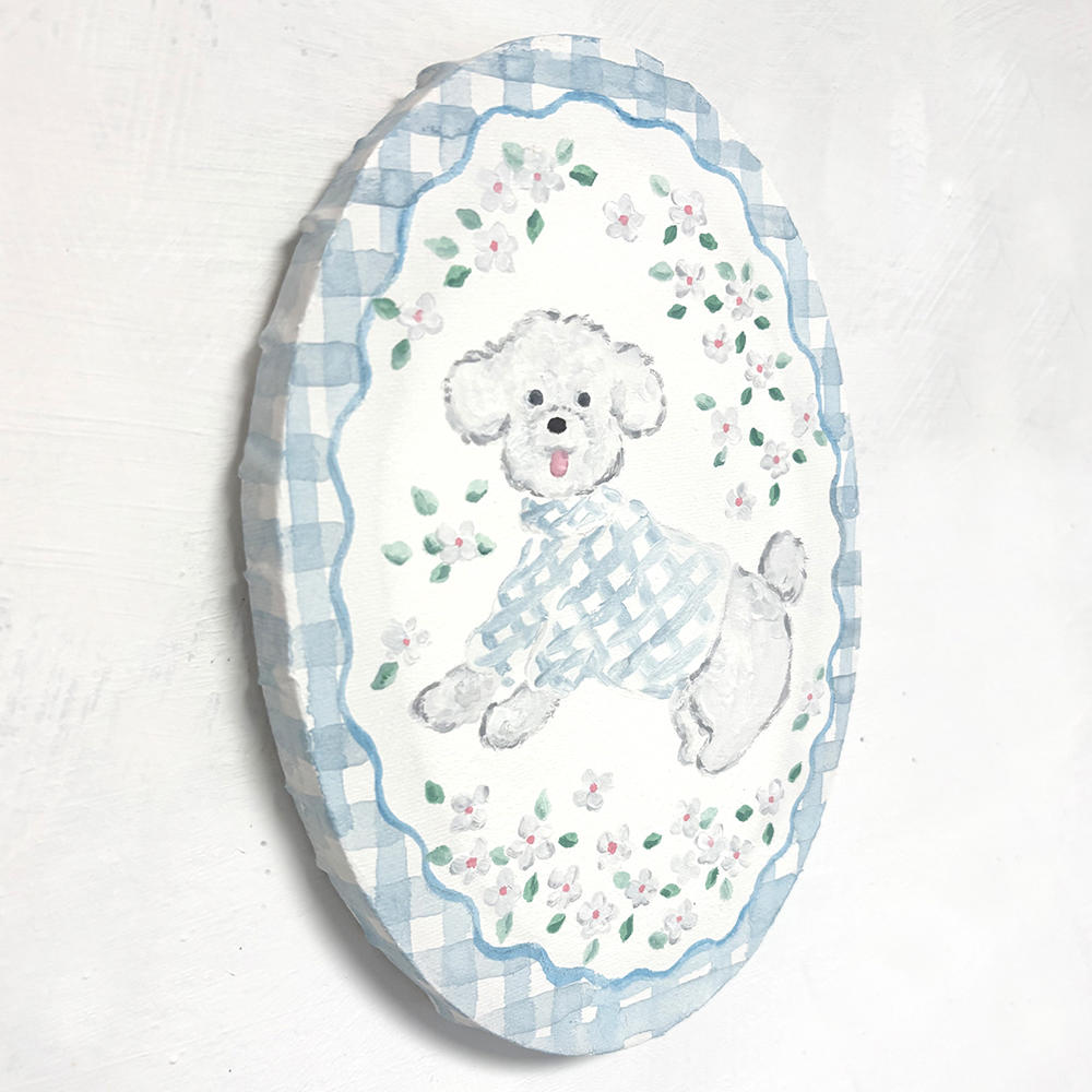 【利光春華・受注制作作品(後期)】No.37 いつも想ってるよ (koko) ※会期終了後７月中の発送予定