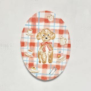 【利光春華・受注制作作品(後期)】No.35 お茶会しましょ (Ron) ※会期終了後７月中の発送予定