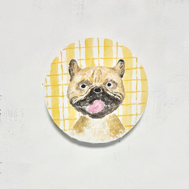 【利光春華・受注制作作品(後期)】No.41 にこっ！（Charles）※会期終了後７月中の発送予定