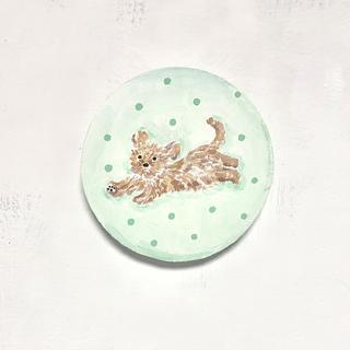 【利光春華・受注制作作品(後期)】No.43 元気いっぱい (LYON) ※会期終了後７月中の発送予定