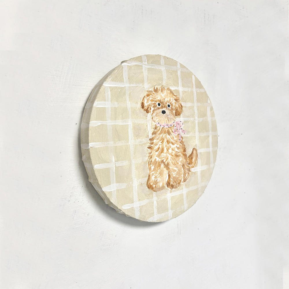 【利光春華・受注制作作品(後期)】No.42 大好きだよ (Chai）※会期終了後７月中の発送予定