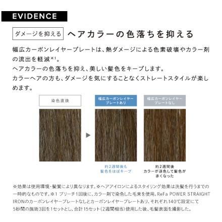 ReFa（リファ）POWER STRAIGHT IRON（パワーストレートアイロン）ホワイト 