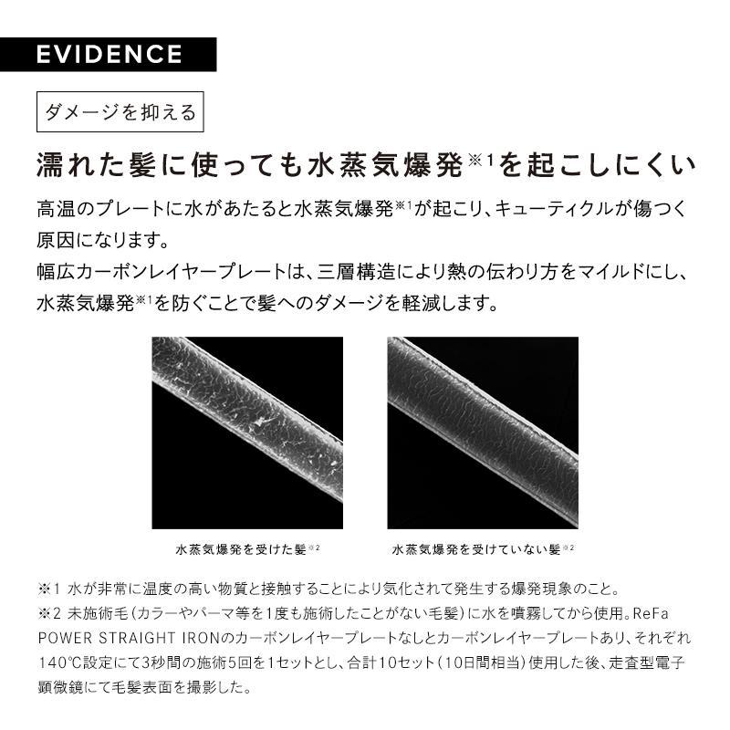 ReFa（リファ）POWER STRAIGHT IRON（パワーストレートアイロン）ホワイト 