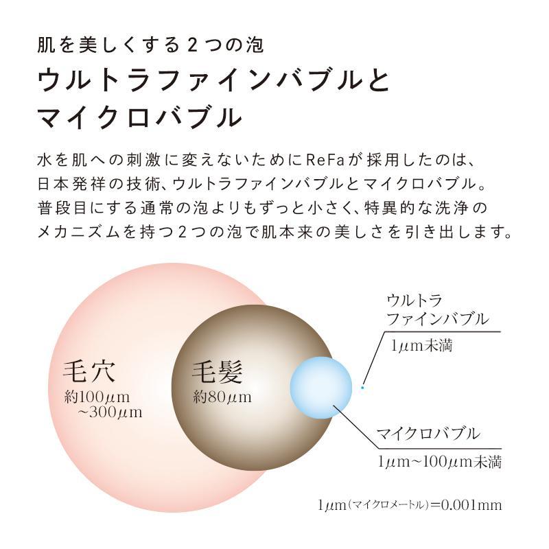 ReFa（リファ）FINE BUBBLE（ファインバブル）シャワーヘッド  PURE ブラック