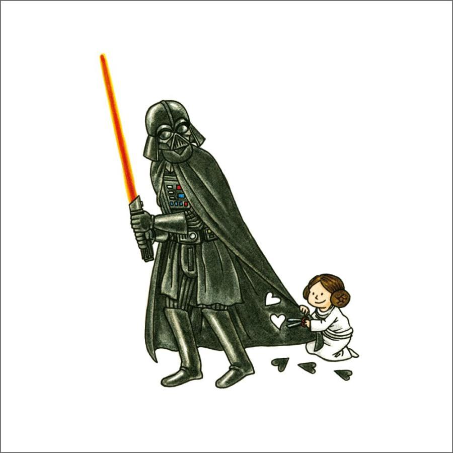 『新装版 STAR WARS ダース・ヴェイダーとプリンセス・レイア』ジェフリー・ブラウン (著) 実務教育出版