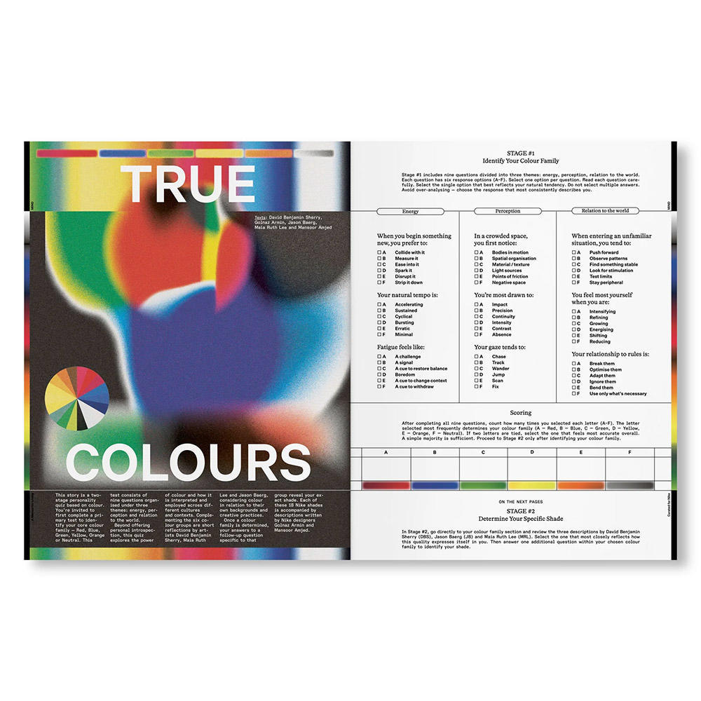 A MANUAL FOR LIVING CURATED FOR NIKE（ナイキ）　A Magazine Curated By