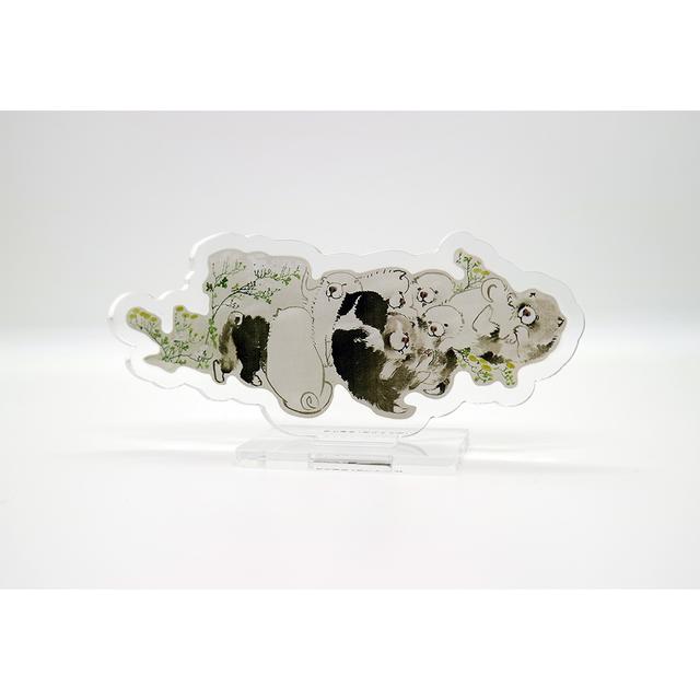 長沢蘆雪「菊花子犬図」　アクリルスタンド