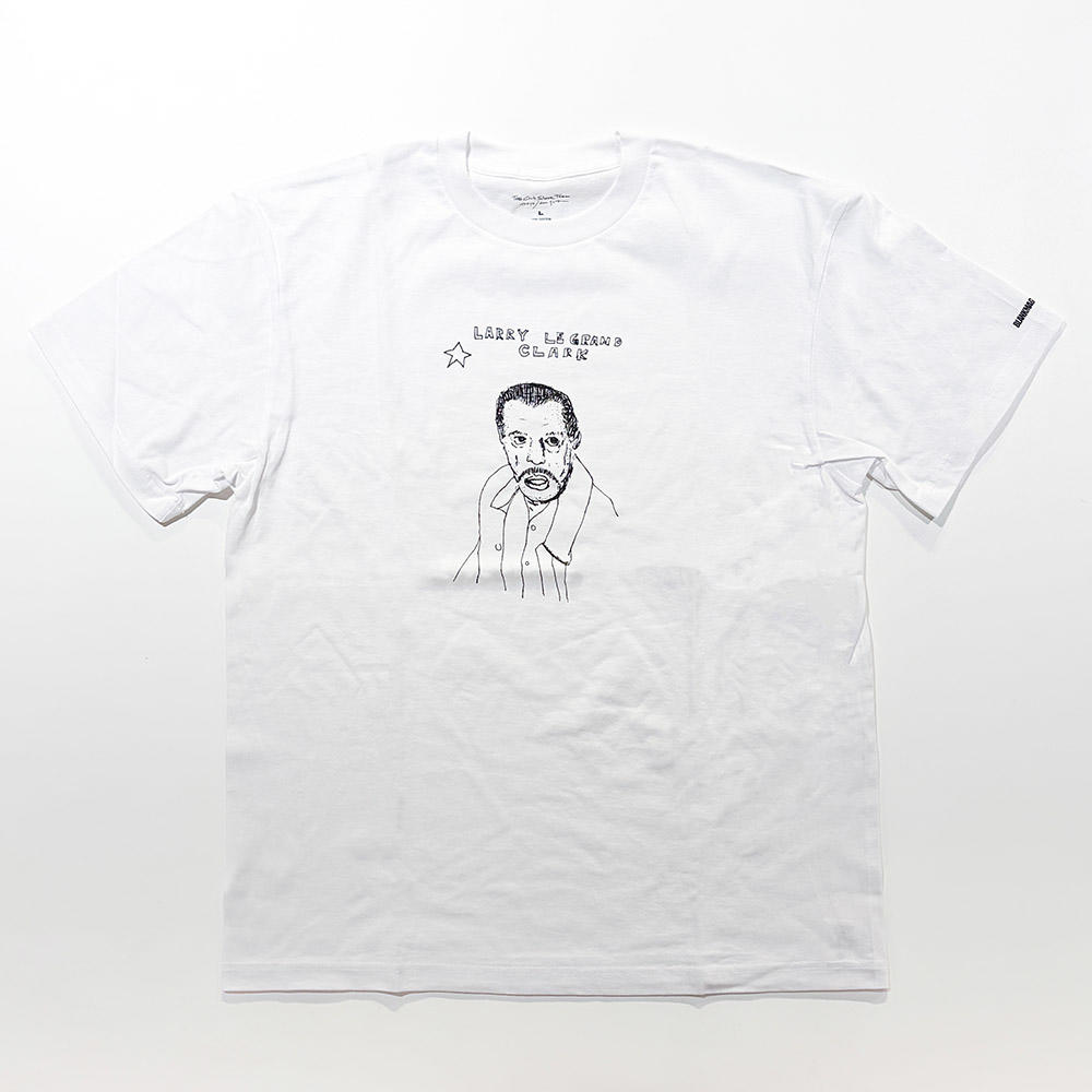 WHITE／サイズの選択可】FOREVER YOUNG cast photo s/s tee 白 Larry
