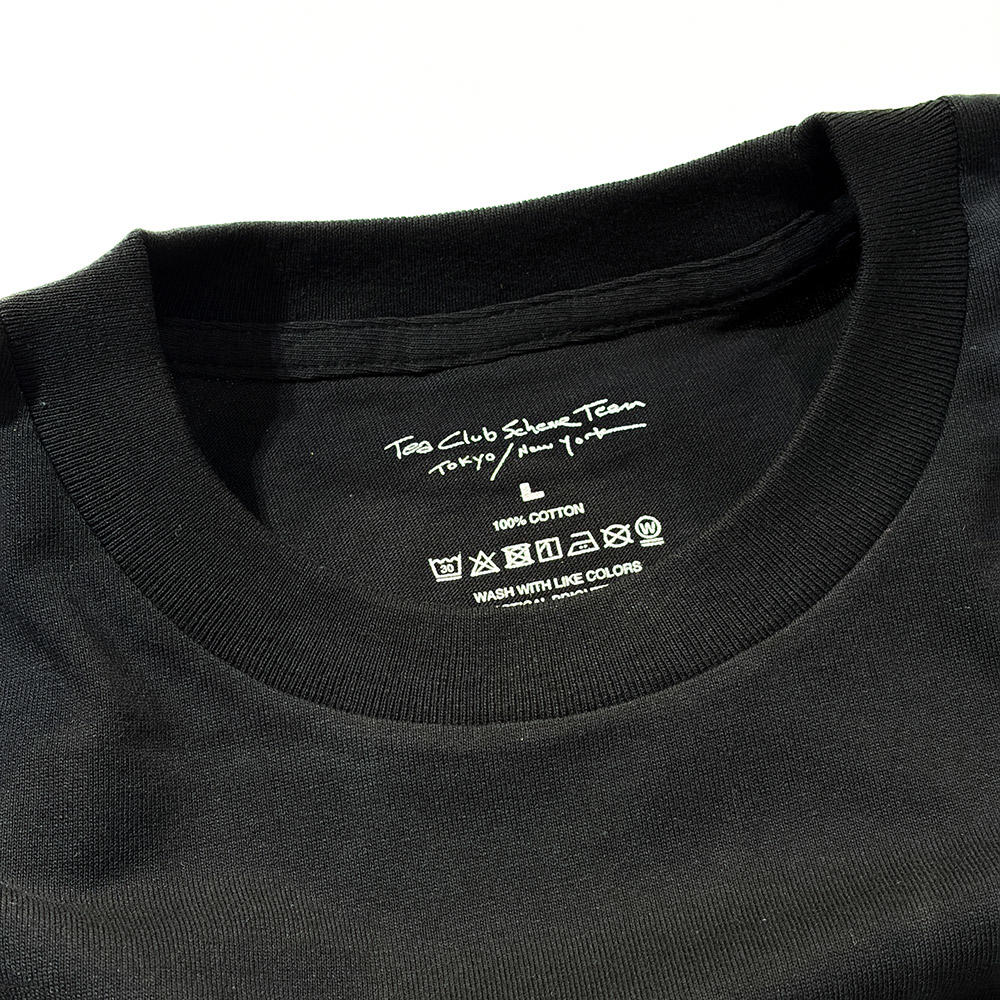 【BLACK／サイズの選択可】FOREVER YOUNG cast photo s/s tee 黒