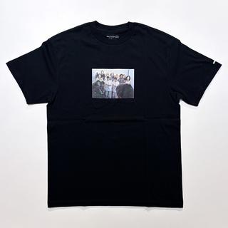 【BLACK／サイズの選択可】FOREVER YOUNG cast photo s/s tee 黒