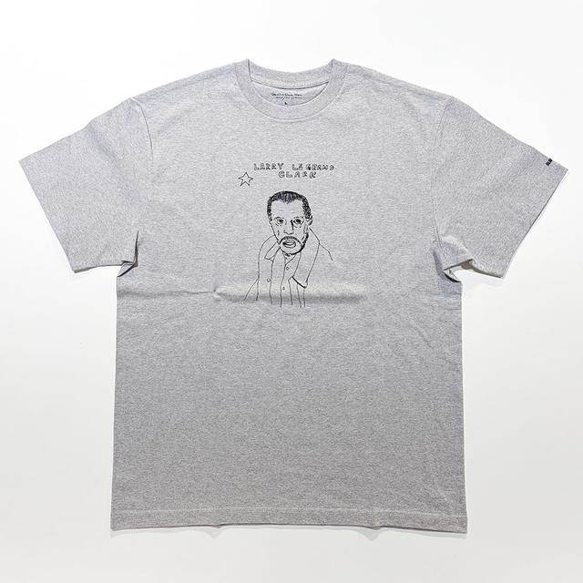 【H.GRAY／サイズの選択可】SELF-PORTRAIT s/s tee 杢グレー