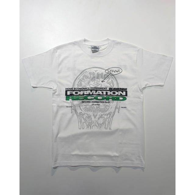 【サイズの選択可能】“FORMATION / RECORD” T-Shirt by HOME ECONOMICS EXPERIMENT × BLANKMAG Tシャツ