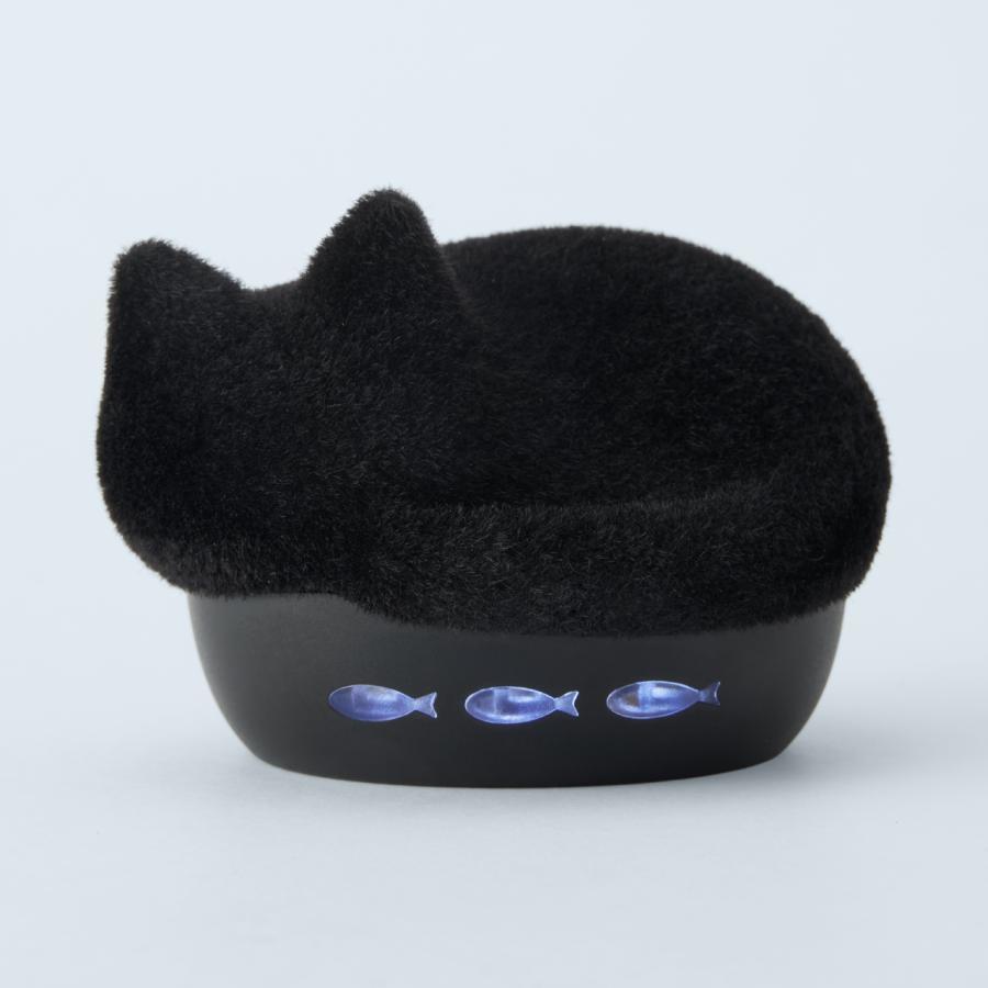 radius（ラディウス)ふわふわフロッキーver NEKO完全ワイヤレスイヤホン  まっくろ　