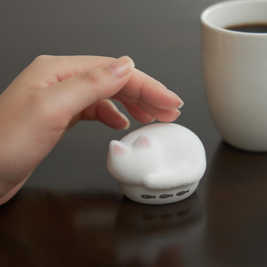 radius（ラディウス) ふわふわフロッキーver NEKO完全ワイヤレスイヤホン まっしろ　