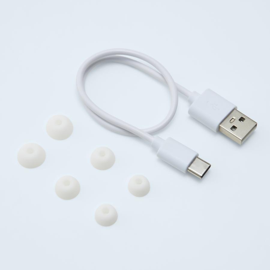radius（ラディウス) ふわふわフロッキーver NEKO完全ワイヤレスイヤホン まっしろ　