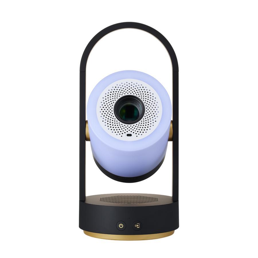 【ご予約受付中/特別価格】Adget(アジェット) Vesper ライト一体型スマートプロジェクター ブラック