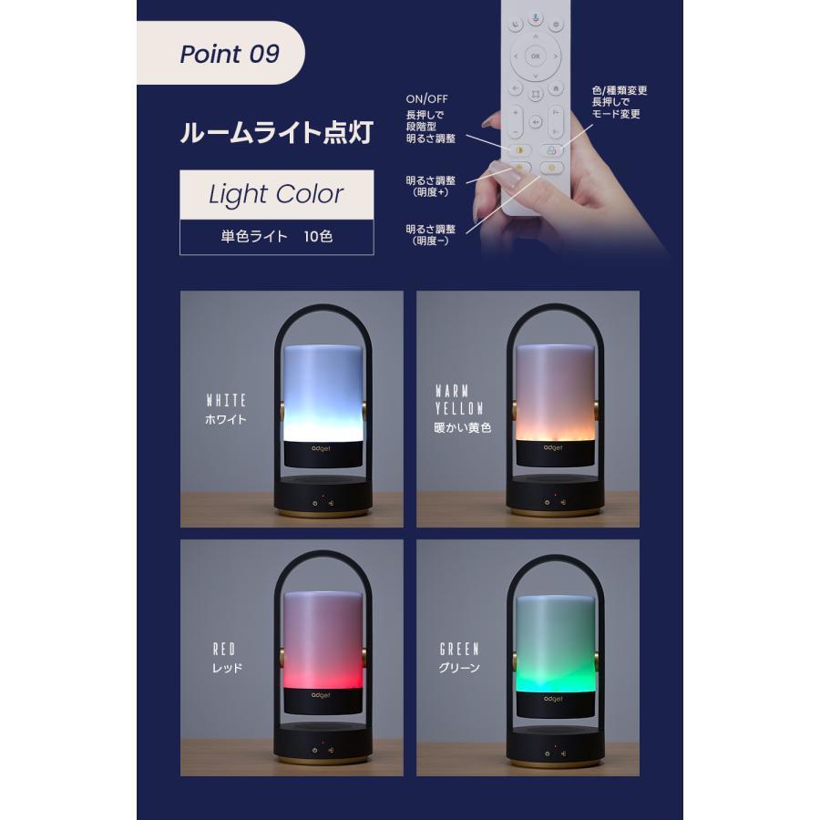 【ご予約受付中/特別価格】Adget(アジェット) Vesper ライト一体型スマートプロジェクター フォギーブルー