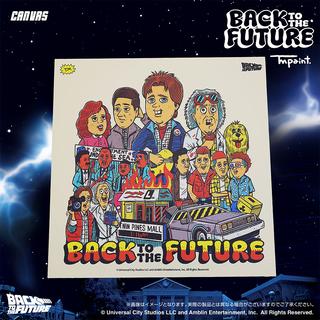【受注生産：9月末頃お渡し予定】Back To The Future(バックトゥザフューチャー) x TM paint キャンバス "Big" Key Visual