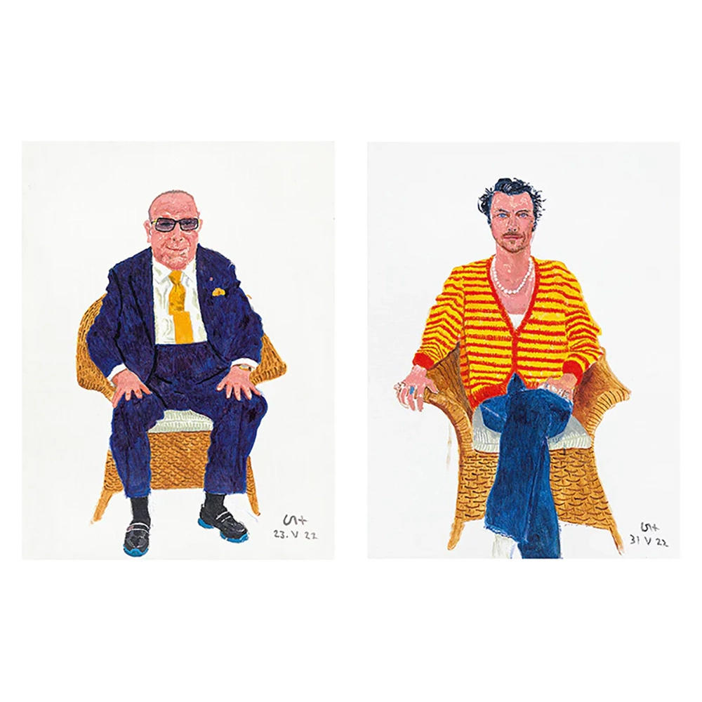 David Hockney: Normandy Portraits デイヴィッド・ホックニー 作品集