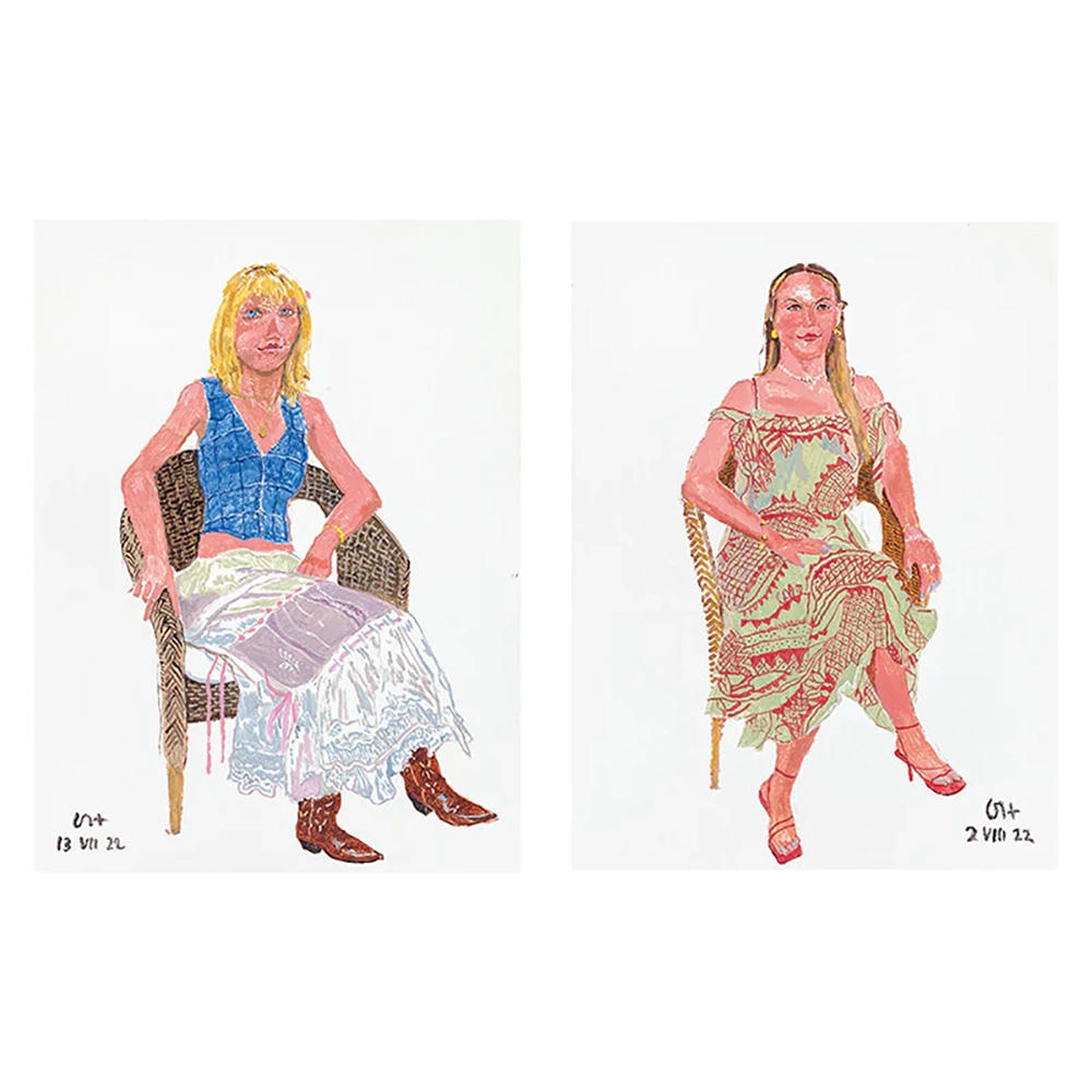 David Hockney: Normandy Portraits デイヴィッド・ホックニー 作品集