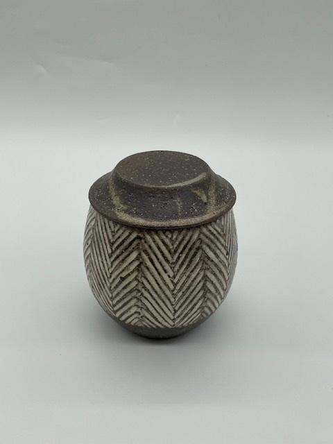 （ヘリンボーン）塩壺小