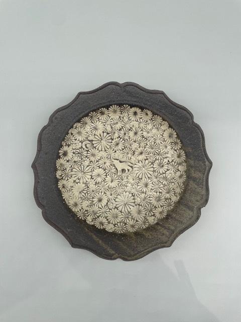 （三島）輪花皿