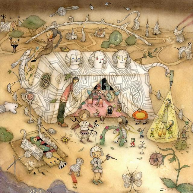 【ご予約受付】【かいじゅうたちの楽園】複製画「ダダの箱庭」※納期はご注文から１カ月半～２カ月ほどで発送予定。