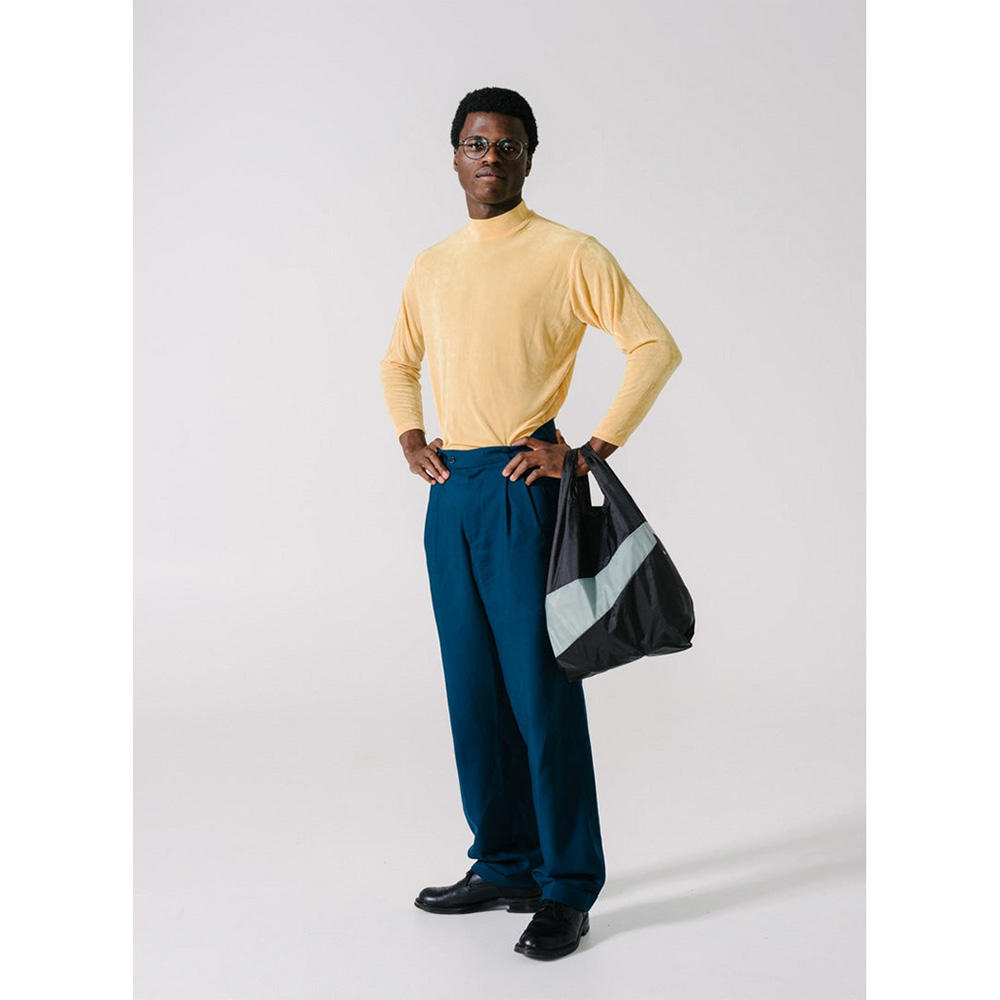 【SUSAN BIJL】The New Shopping Bag Black & Grey M