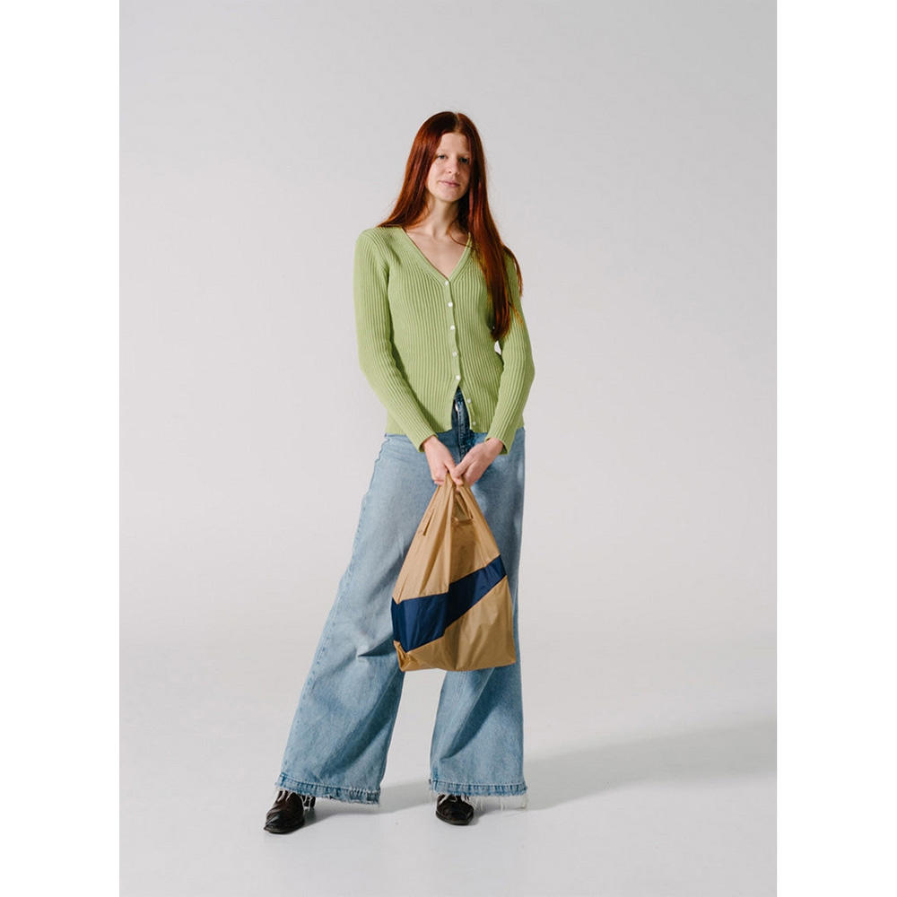 【SUSAN BIJL】The New Shopping BagCamel & NavyM