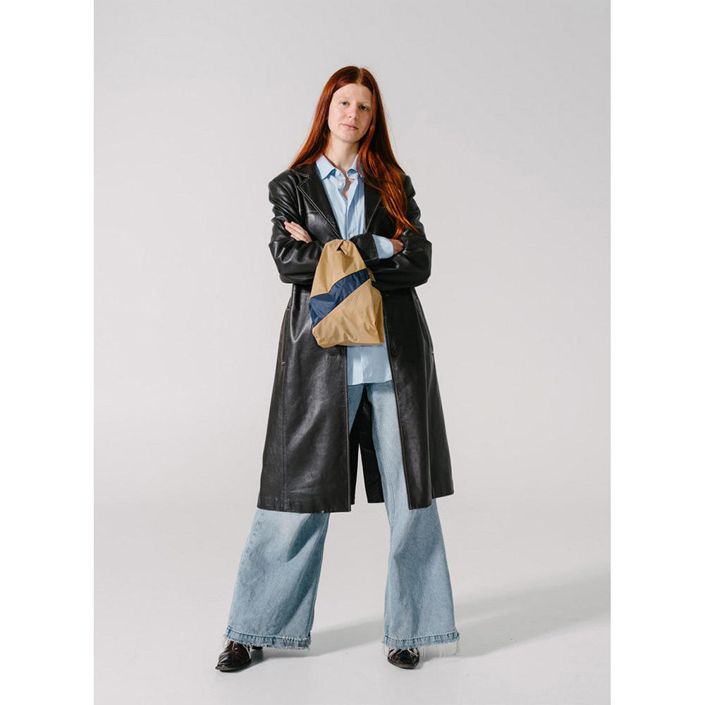 【SUSAN BIJL】The New Shopping BagCamel & NavyS