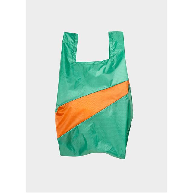 【SUSAN BIJL】The New Shopping BagHolly Green & OrangeM