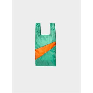 【SUSAN BIJL】The New Shopping BagHolly Green & OrangeS