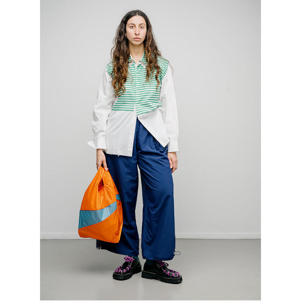 【SUSAN BIJL】The New Shopping BagOrange & OceanM