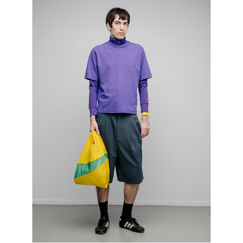 【SUSAN BIJL】The New Shopping BagSunflower & Holly GreenM