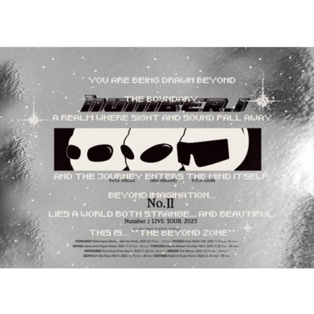 【予約】 8/19発売 Number_i LIVE TOUR 2025 No.Ⅱ 初回限定盤 ２Blu-ray