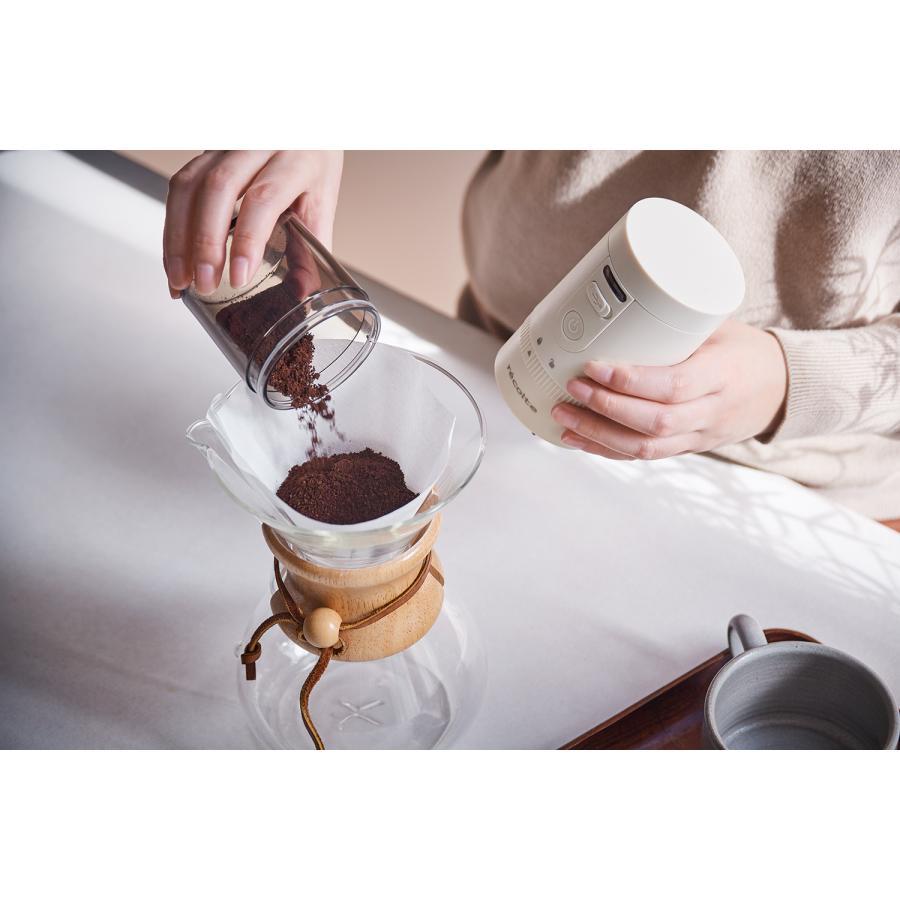 レコルト　コードレスコーヒーグラインダー　ホワイト　