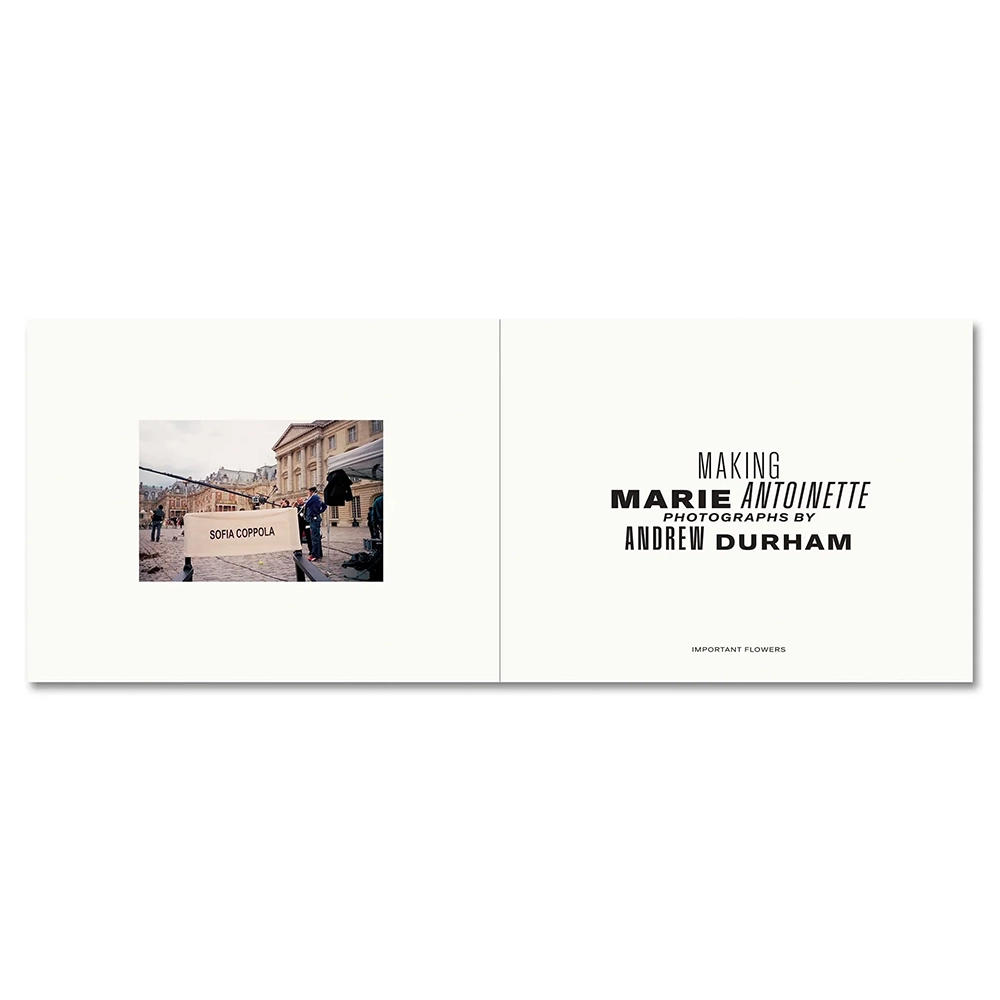 【予約】MAKING MARIE ANTOINETTE by Andrew Durham（アンドリュー・ダーハム）マリー・アントワネット 作品集 ※8月中の入荷予定