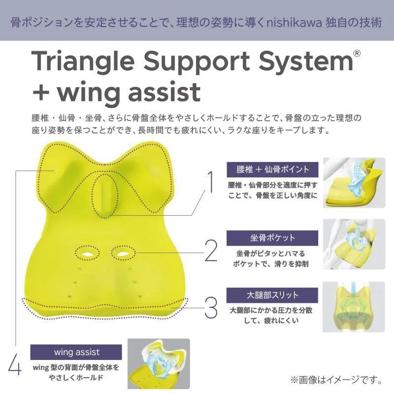 西川 Keepsクッション forbeauty ネイビー