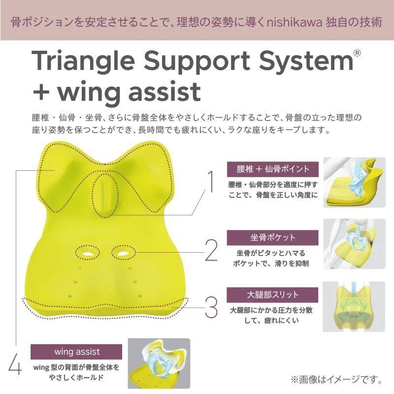 西川 Keepsクッション forbeauty グレー