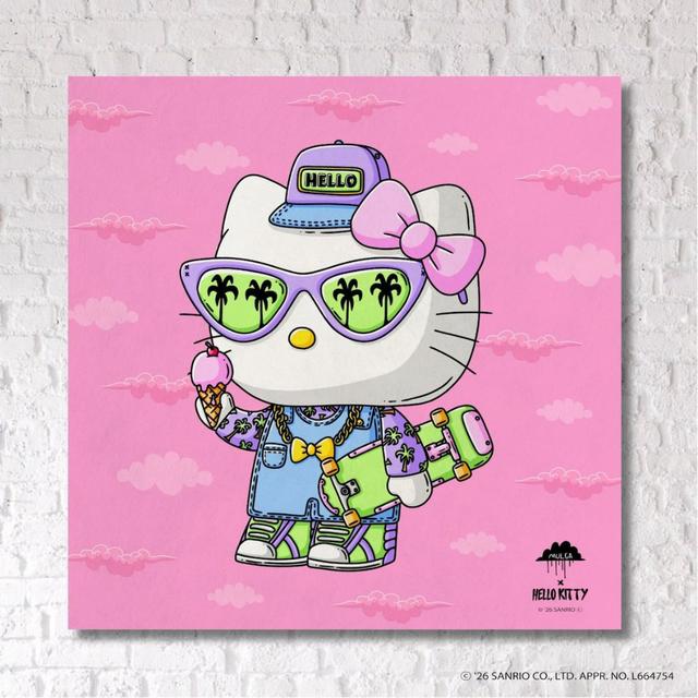 【受注生産：MULGA x SANRIO CHARACTERS】Hello Kitty（キャンバスアート）※2026年9月初旬～中旬 以降のお渡し予定
