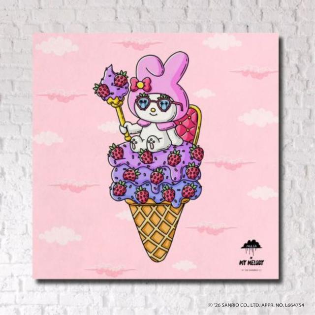 【受注生産：MULGA x SANRIO CHARACTERS】My Melody（キャンバスアート）※2026年9月初旬～中旬 以降のお渡し予定