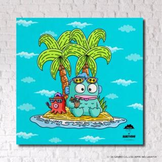 【受注生産：MULGA x SANRIO CHARACTERS】Hangyodon（キャンバスアート）※2026年9月初旬～中旬 以降のお渡し予定