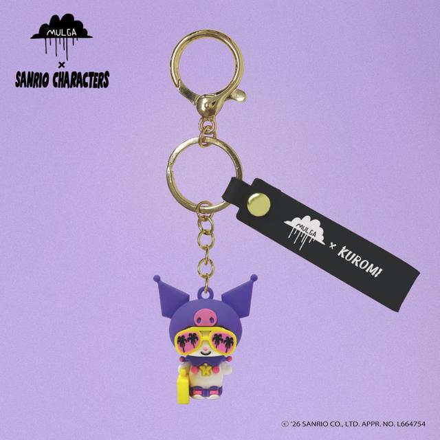 【MULGA x SANRIO CHARACTERS】Kuromi（マスコットキーホルダー）