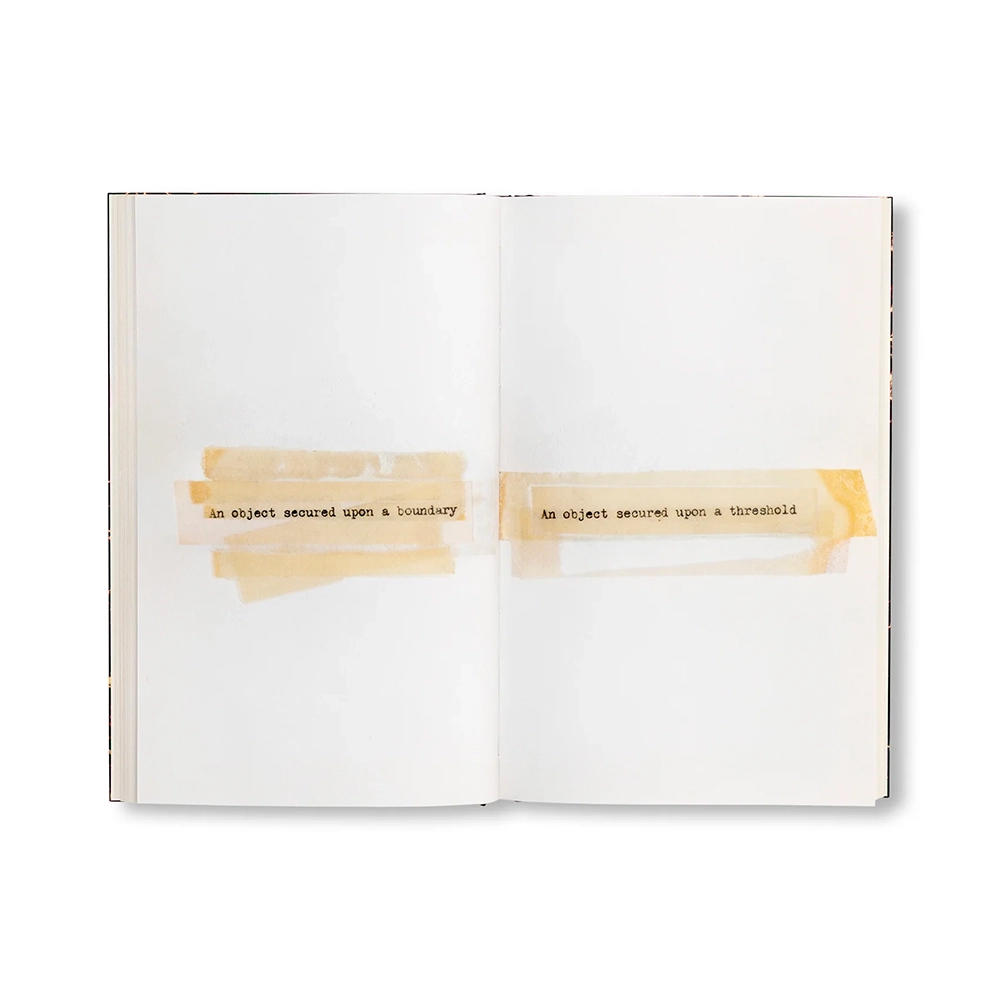 TERMINAL BOUNDARIES AND A NATURAL WATER COURSE DIVERTED REDUCED OR DISPLACED by Lawrence Weiner（ローレンス・ウェイナー） 作品集