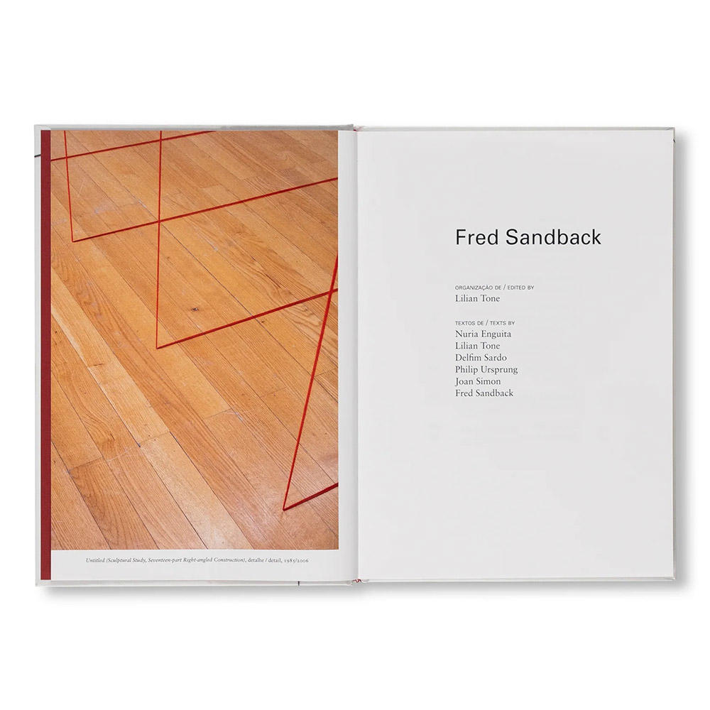 THREADING SPACE by Fred Sandback（フレッド・サンドバック） 作品集