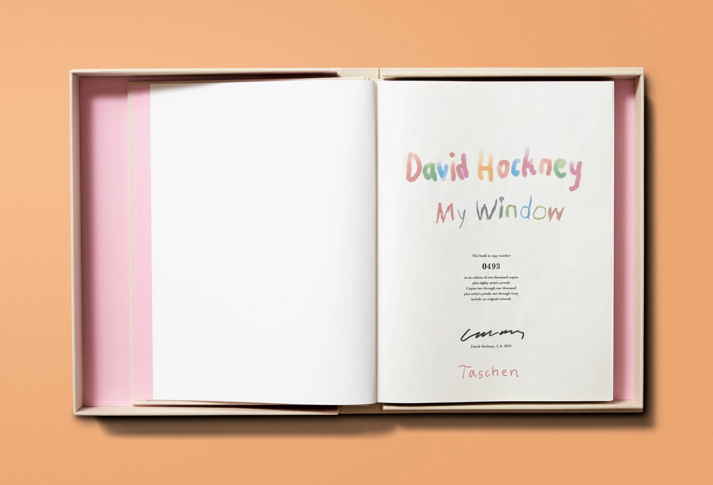 David Hockney. My Window BABY SUMO（デイヴィッド・ホックニー）作品集