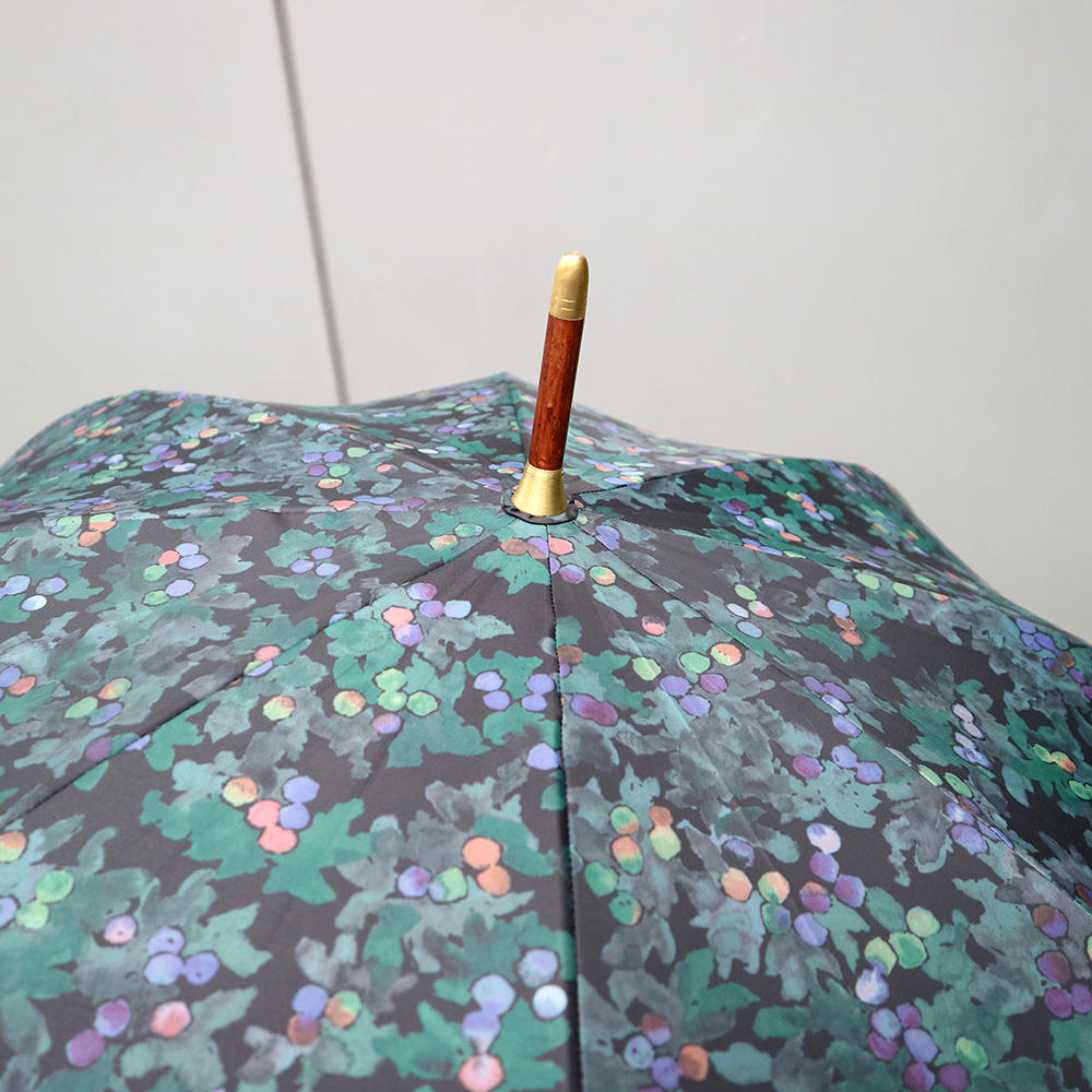 イイダ傘店 晴雨兼用傘 ダークブルーベリー