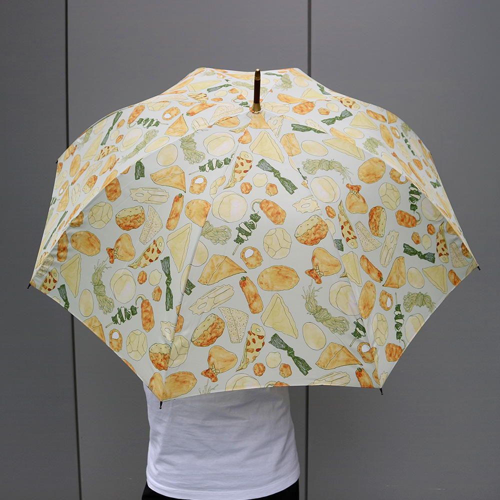 イイダ傘店 晴雨兼用傘 おでん
