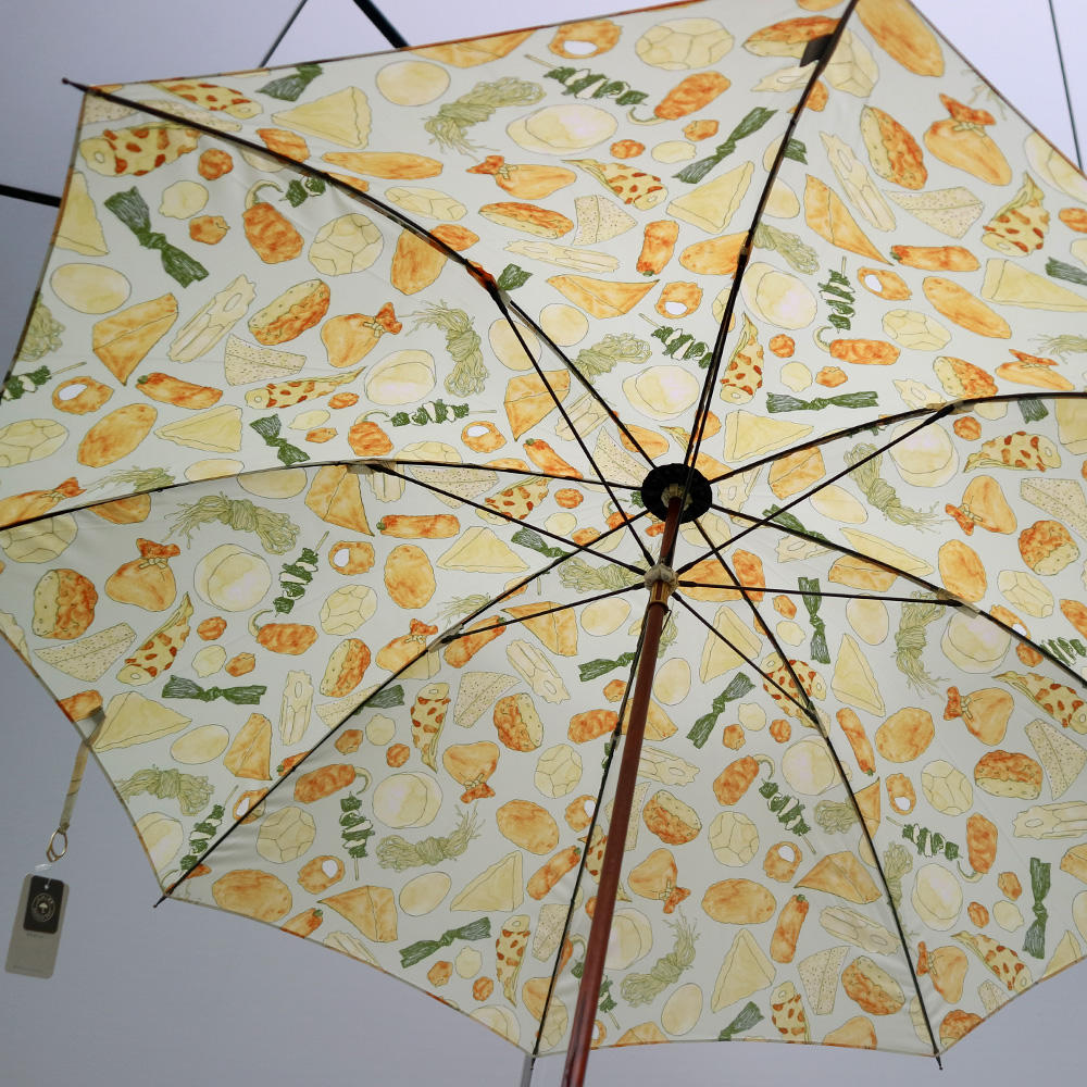 イイダ傘店 晴雨兼用傘 おでん