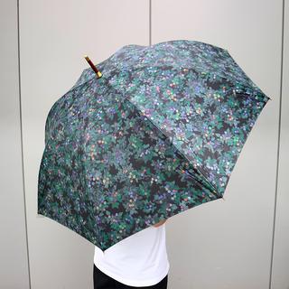 イイダ傘店 晴雨兼用傘 ダークブルーベリー